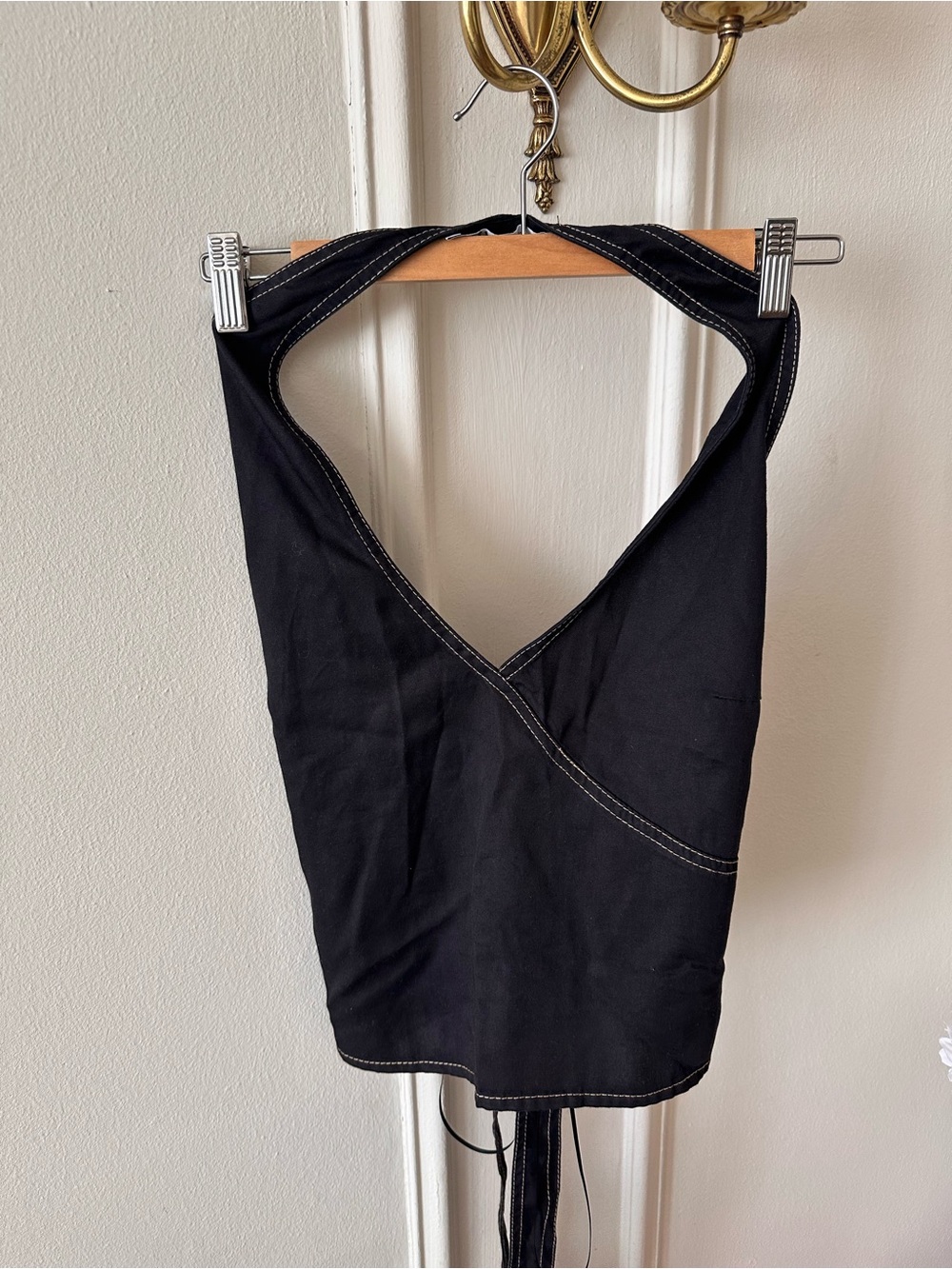Zara halter top denim